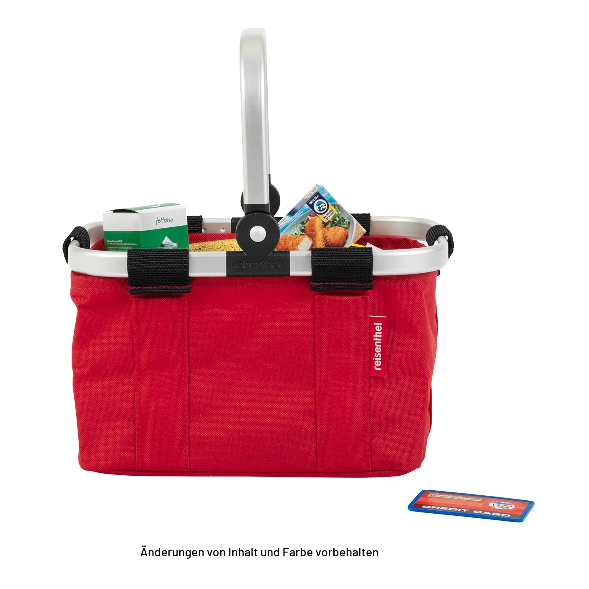 Theo Klein 9619 Reisenthel - Einkaufskorb Carrybag Mini I Korb mit Zubehörboxen für den Shop I Spielzeug für Kinder ab 3 Jahren