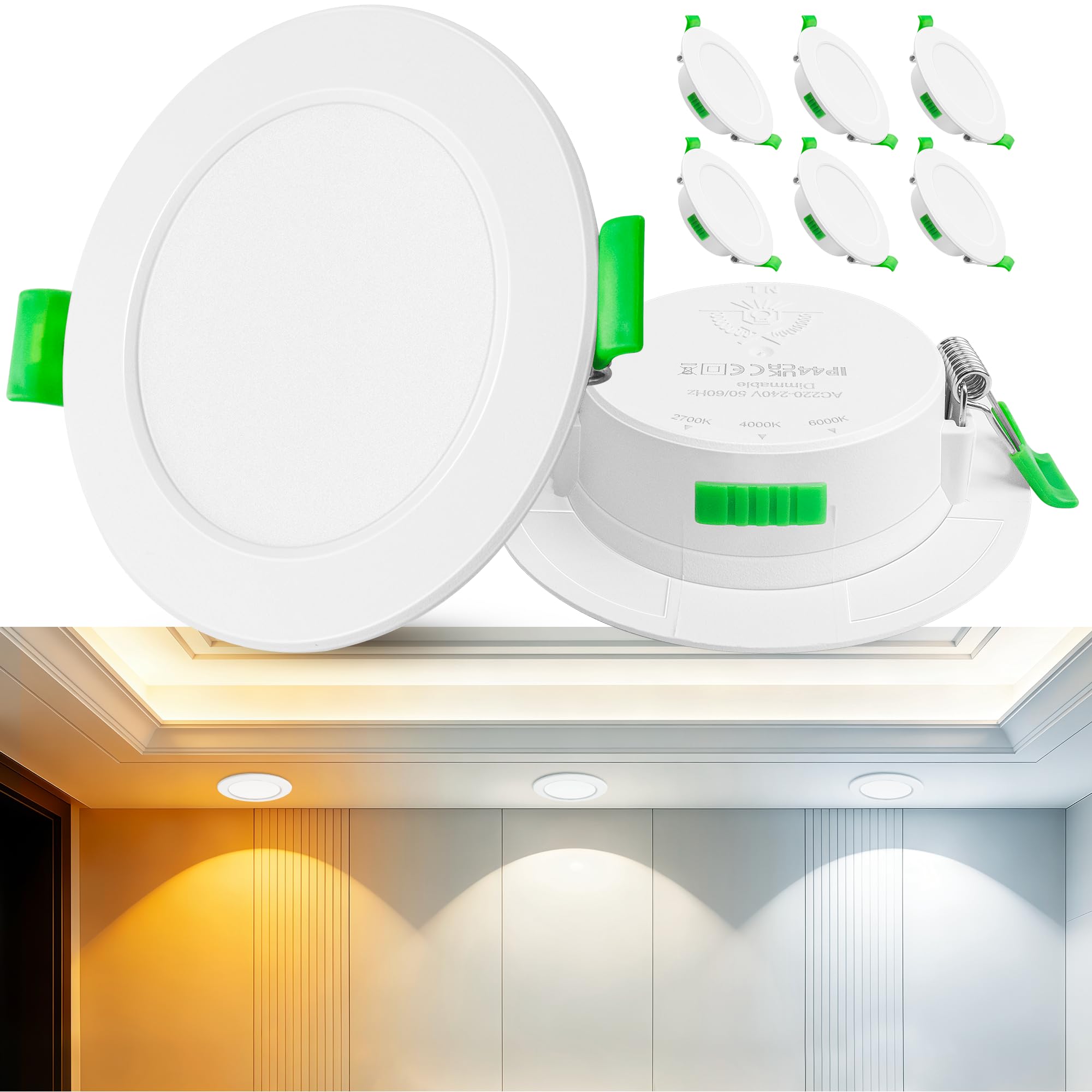 Laiebri LED Einbaustrahler 230V E106NAW