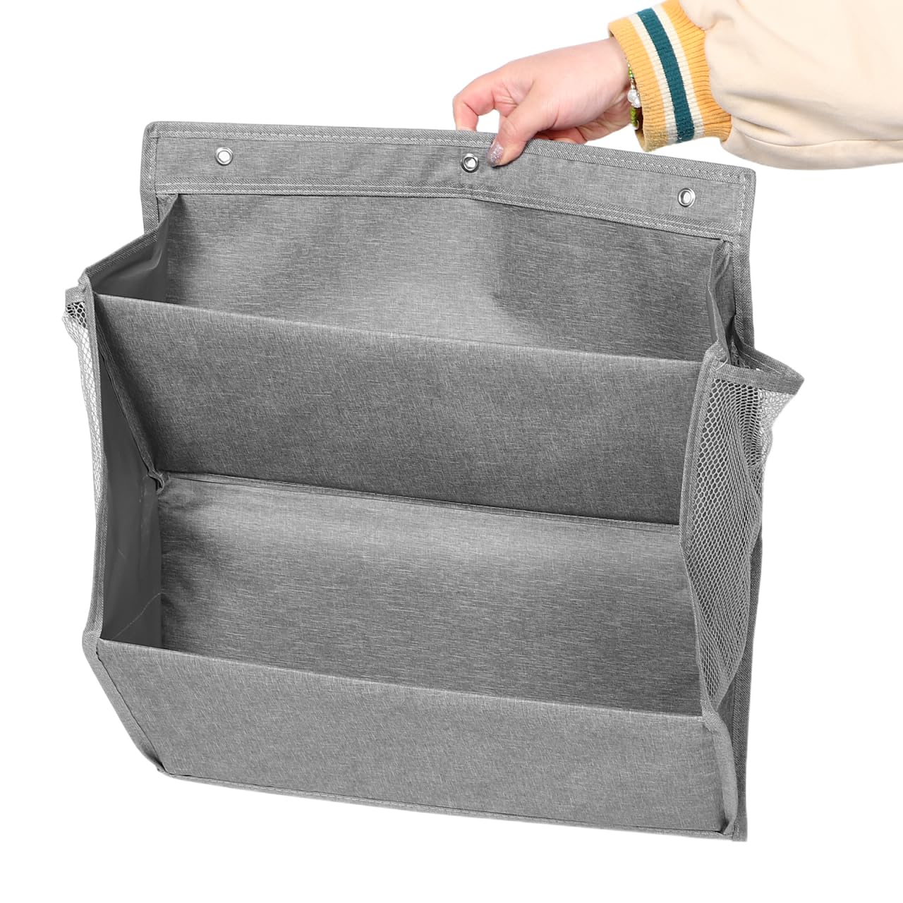 IMIKEYA Wohnmobil Schuhregal mit Klebeband Doppeltes Hängend Schuhaufbewahrung Oxford Stoff Schuh Organizer für Outdoor Indoor Garage