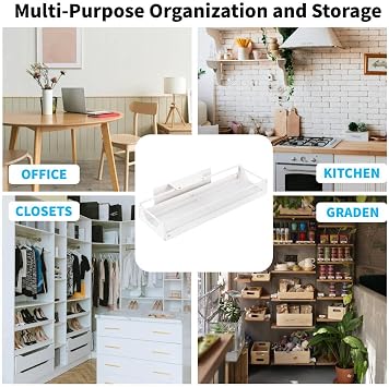 Under Sink Organizer Sliding Storage Rack for Kitchen & Bathroom, Space-Saving Pull-Out Storage for Bottles, Spices, Cleaning Supplies Adjustable Under Cabinet Organizer Durable Metal Shelf (Black)