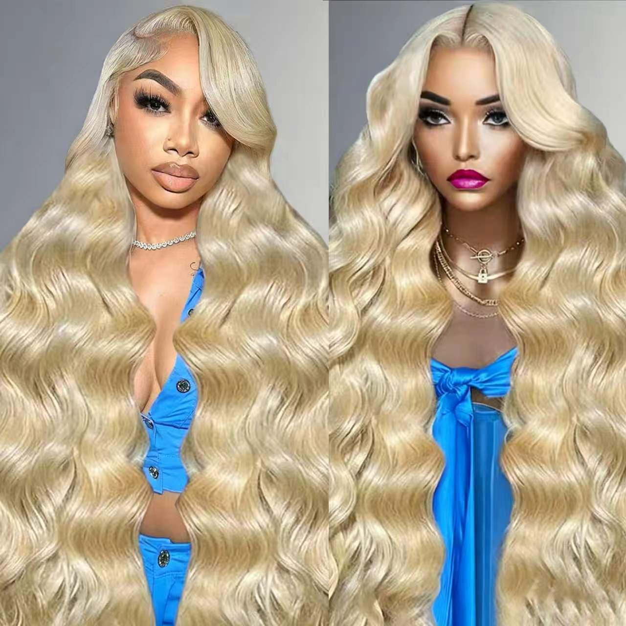 Heylisa Ginger Orange Lace Front Wigs Human Hair 13x6 Body Wave HD Transparent Lace Frontal Wigs for Women 200% Density Glueless Wigs 350# Pre Plucked New Trend M Hairline Wig