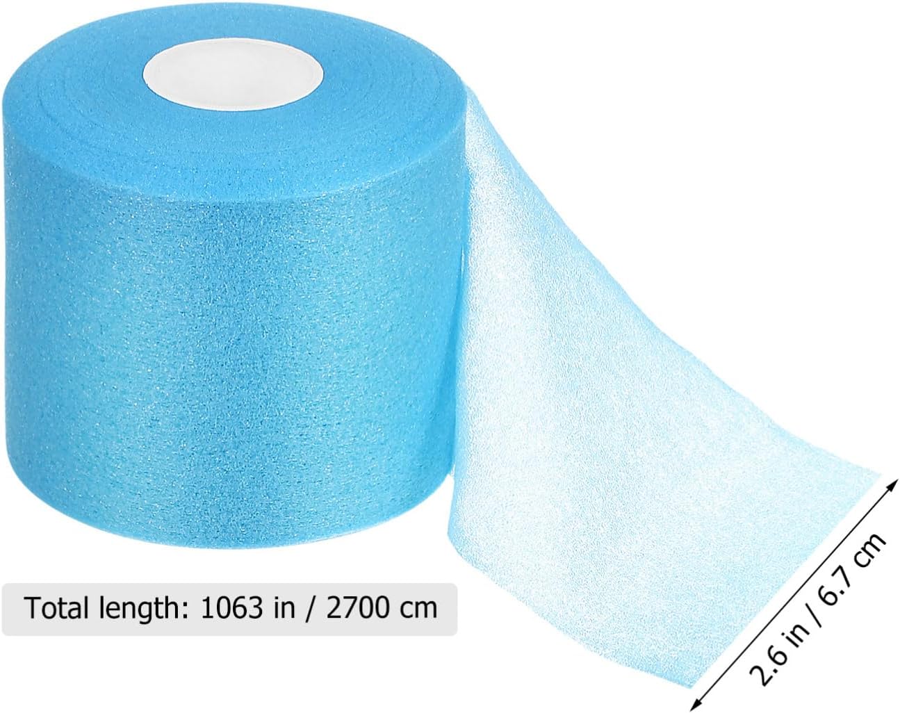 4rolls Soft Athletic Pre Wrap Tape Shock Absorbing Skin-Friendly for Sports Hair and Injury Support Wrists Ankles and More