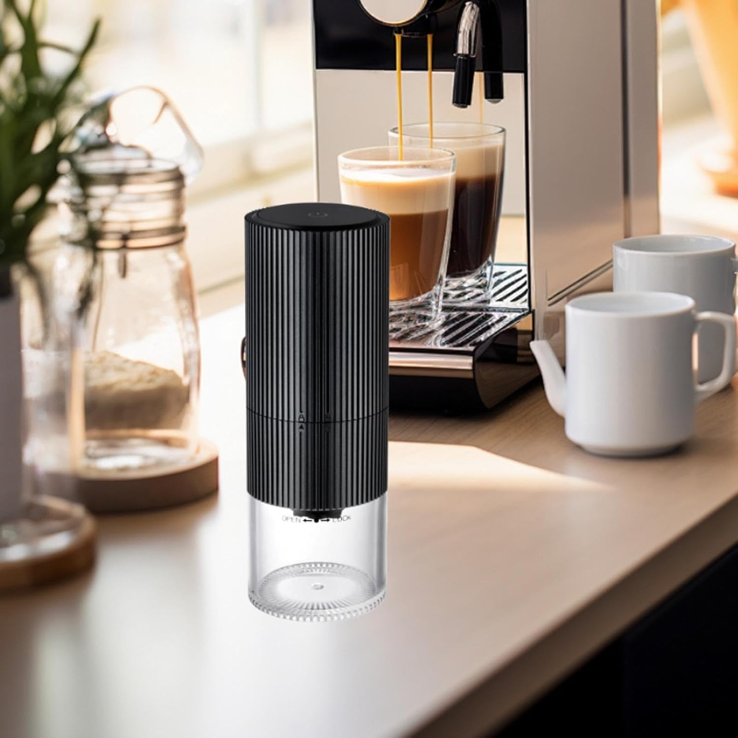 Amazon | Driver ドライバー ミニ ハンド コーヒー グラインダー