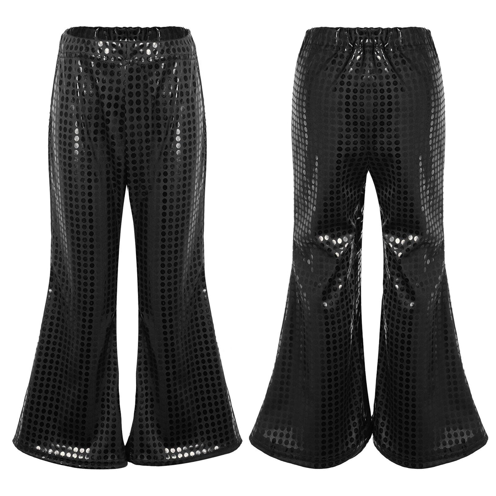 Pantalones para niños pequeños niñas niño casual lentejuelas brillo disfraz fiesta carnaval vestido manga corta pantalones de toursers