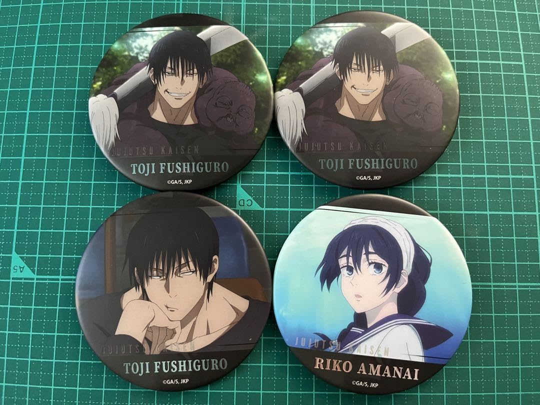 呪術廻戦 伏黒甚爾 ジャンプフェスタ 缶バッジ　懐玉・玉折 呪術廻戦 懐玉・玉折 缶バッジ 伏黒甚爾 2個セット - メルカリ