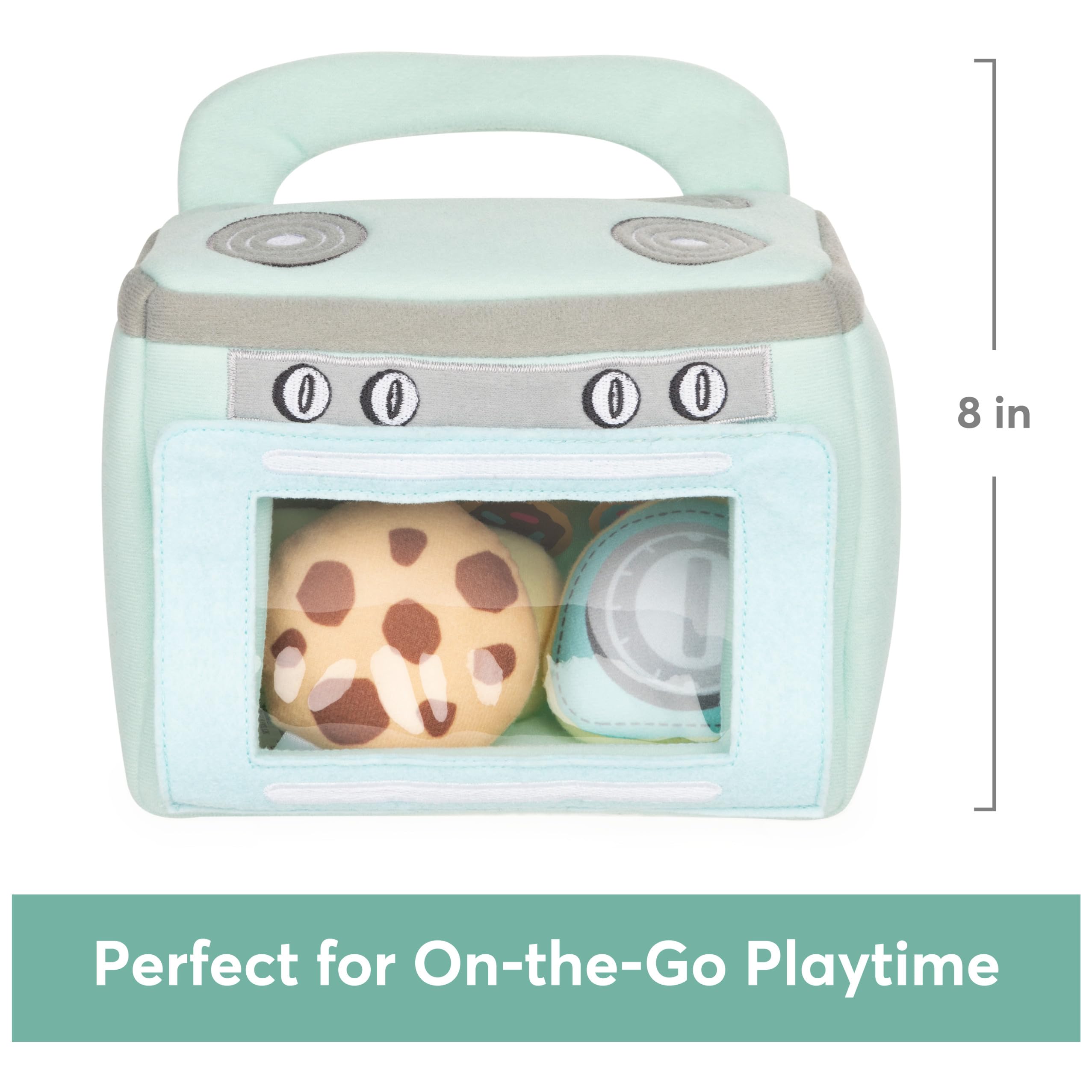 Baby GUND My First Baking Plush Playset mit Geräuschen, Rasseln, Quietschen und Falten, sensorisches Plüsch-Spielzeug für Babys und Neugeborene