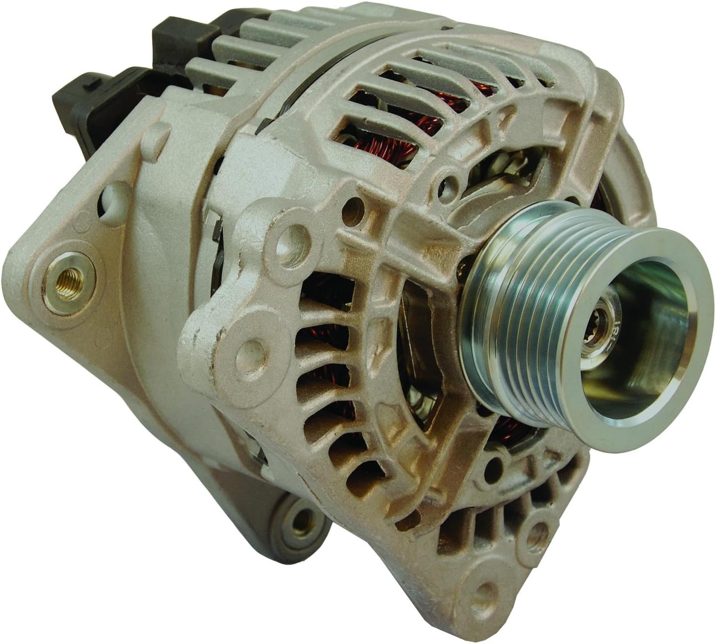 OEG Parts New Alternator Compatible With Volkswagen Beetle 2.0L 1999 200 2001 2002 2003 2004 2005 99 00 01 02 03 04 05, 028-903-028C, 06A-903-026B, 0-124-315-003, 0-124-315-035
