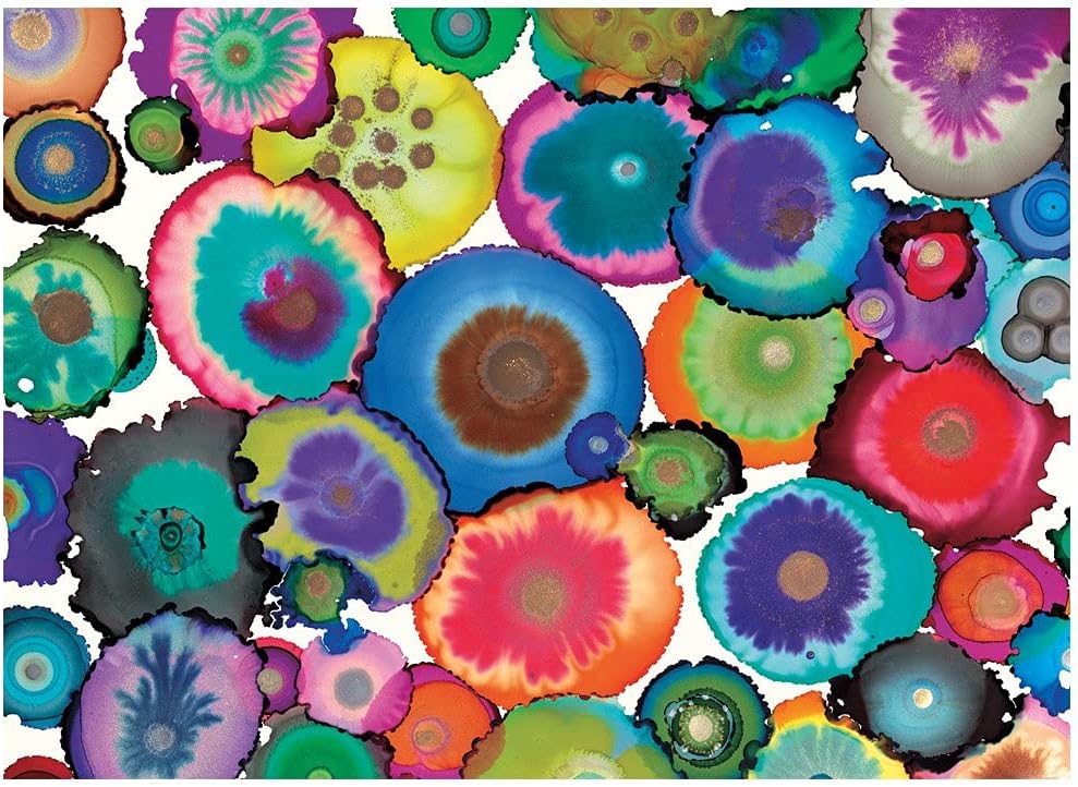 Geodes Crystal Watercolor | 1000 Piece Jigsaw Puzzle | WerkShoppe