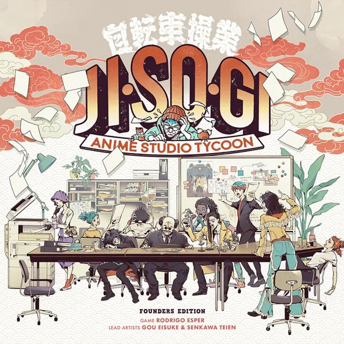 Good Games Publishing | Jisogi Anime Studio Tycoon | Jeu De Société Standalone | 1-4 Joueurs | 90-120 Minutes