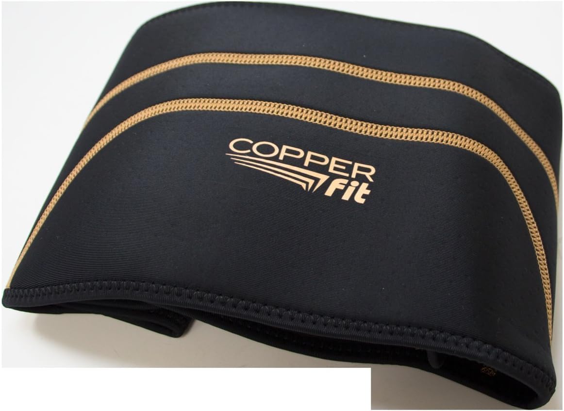 Copper Fit Back Pro Compression Lower Back Support Belt Lumbar, Large/X-Large (39"- 50")