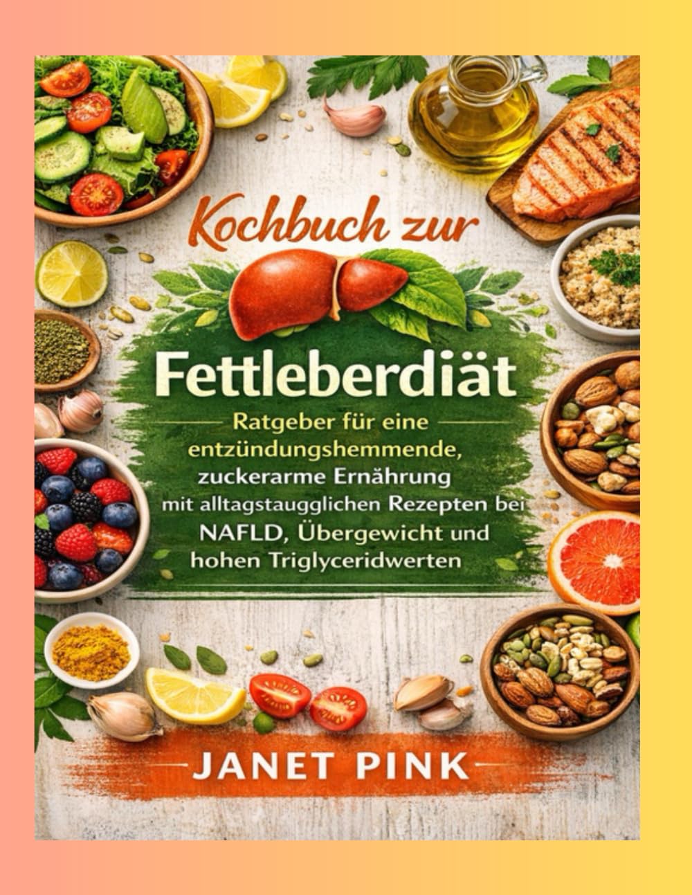 Kochbuch zur Fettleberdiät: Ratgeber für eine entzündungshemmende, zuckerarme Ernährung mit alltagstauglichen Rezepten bei NAFLD, Übergewicht und hohen Triglyceridwerten