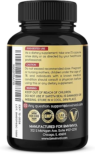 Miniatura 3 de (3 paquetes) Suplemento de berberina más canela de Ceilán, cardo mariano, cúrcuma, hoja de alcachofa, pimienta negra, suministro para 6 meses, 180
