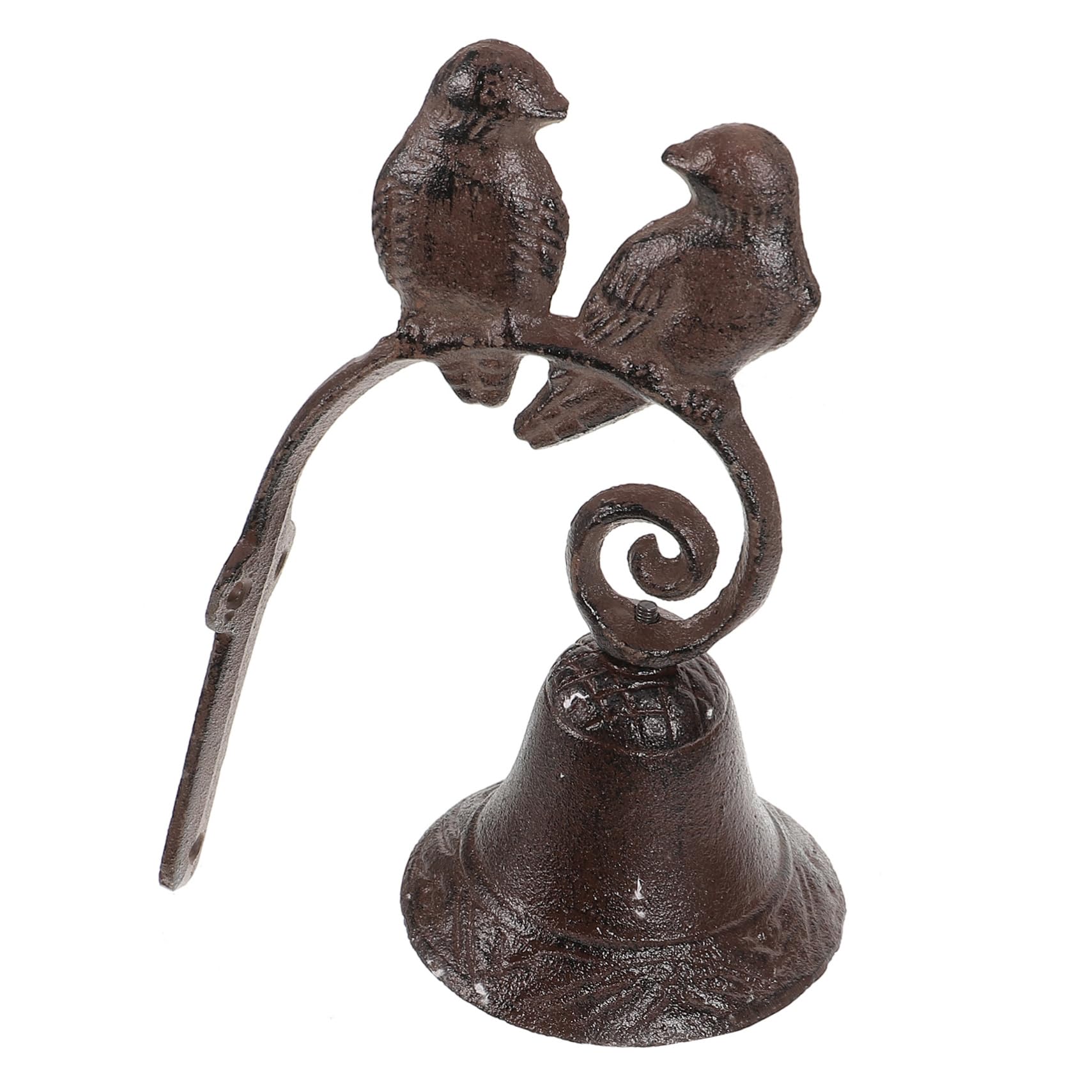 ULTECHNOVO Campanello in Metallo Sospeso Vintage Decorazione Per d Ingresso Esterna Campanello Da Parete Uccellini