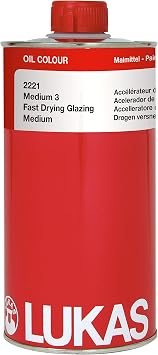 Lukas Artist Fast Drying Oil Painting Medium Professional for Glazing - 1 Liter