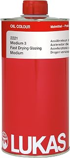Lukas Artist Fast Drying Oil Painting Medium Professional for Glazing - 1 Liter
