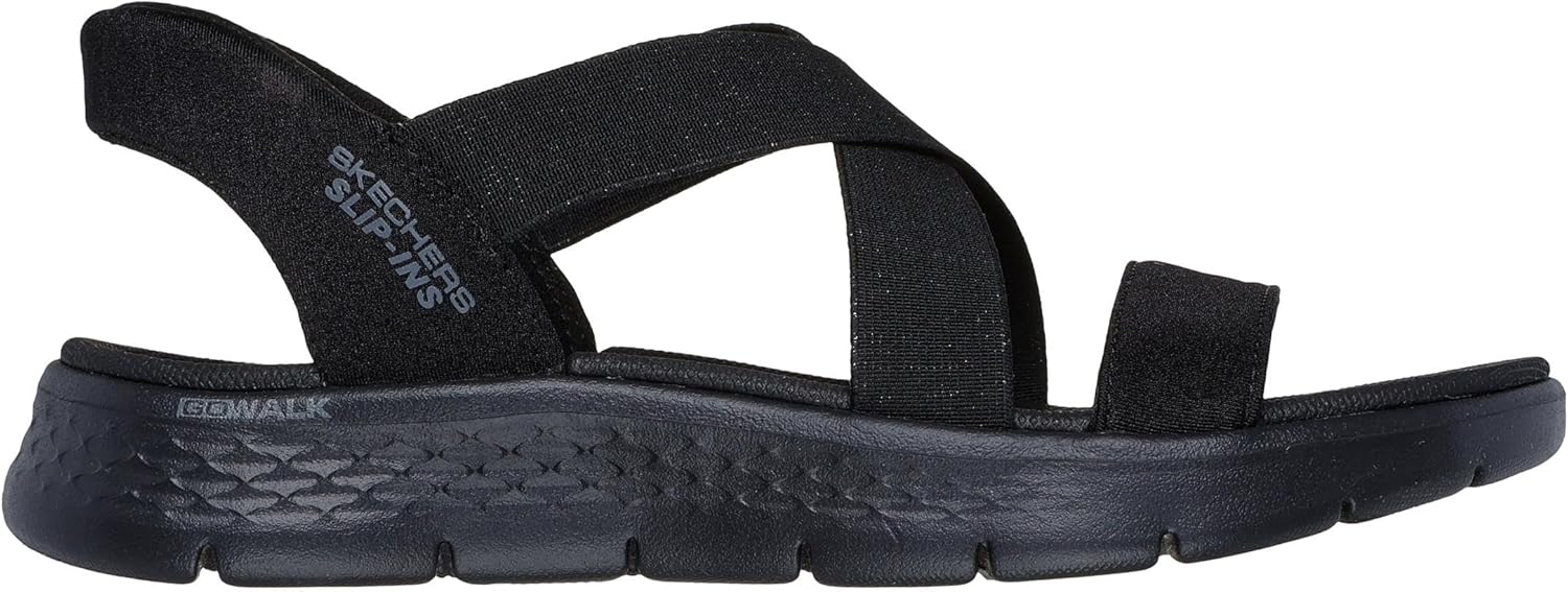 Skechers Women's Go Walk Flex Sandal - Glimmer Up Hands Free Slip-ins