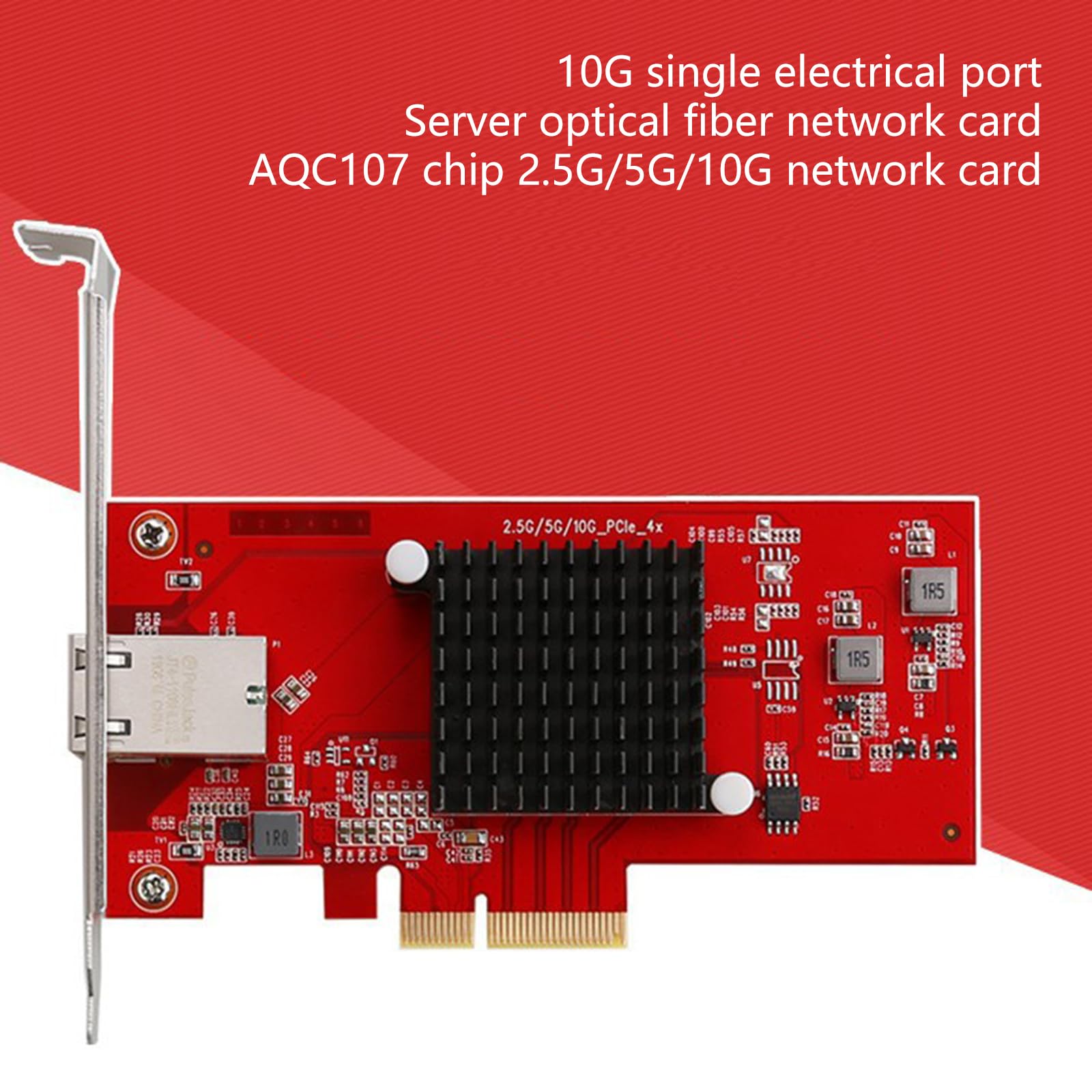 Veloce Velocità 10Gbps PCIe Ethernet Scheda di Rete Per Computer Desktop 2.5Gbps 5Gbps Velocità Multipla Porta Elettrica scheda di rete