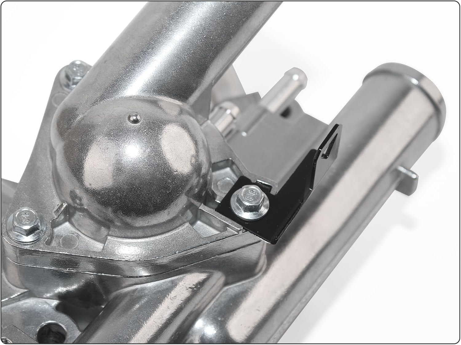 2.4L Aluminum Thermostat Housing Compatible with 2010-2015 Hyundai Tucson 2011-2016 Kia Sportage 2011-2015 Kia Sorento Replace# 256002G500 86025 902-5128
