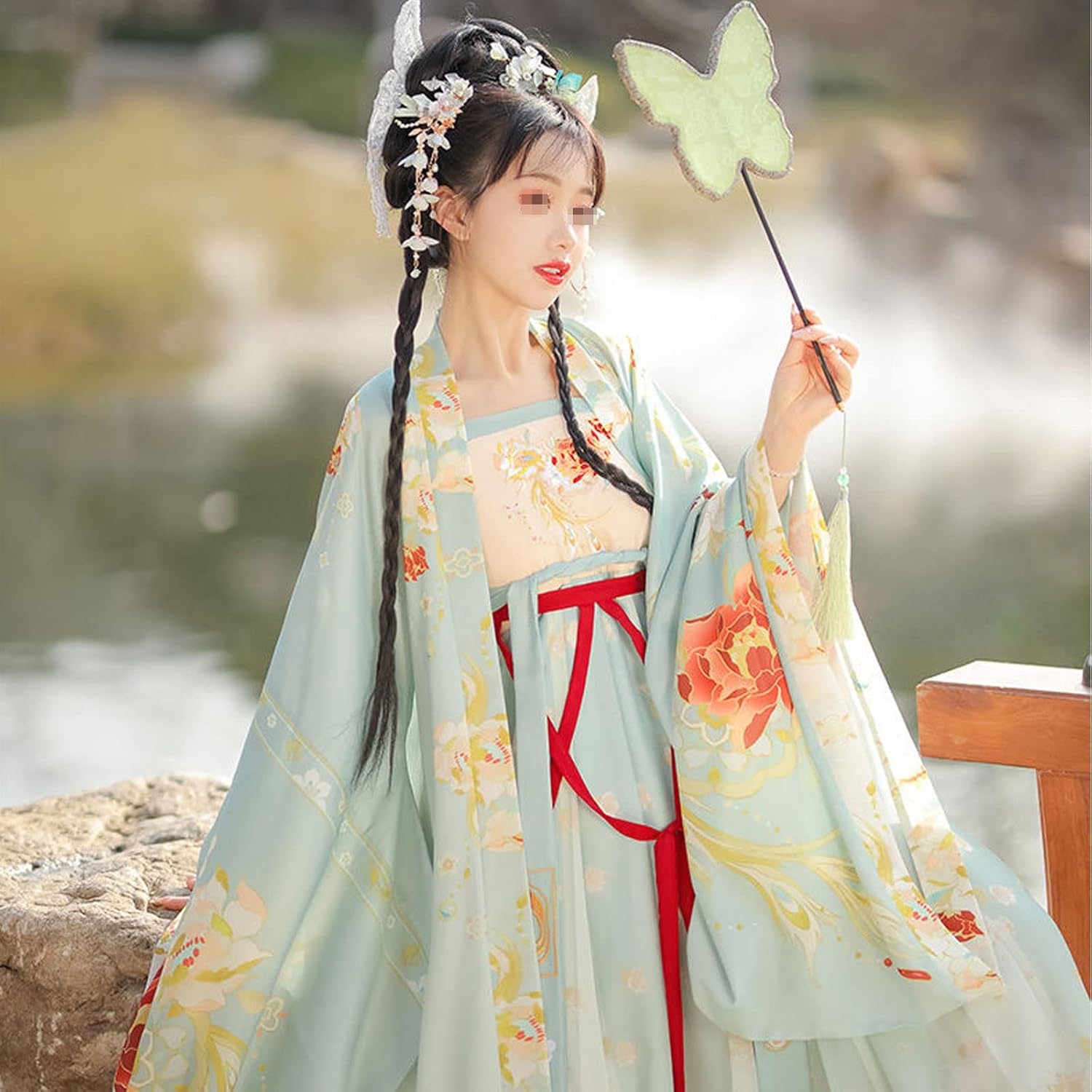 Amazon.co.jp: [SHAPLE] 女性中国の伝統的な古代の漢服中国風の改良