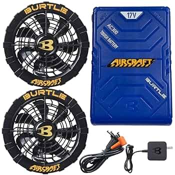バートル 黒ファン＋新型17V黒バッテリーセット AC300+AC310 Amazon.co.jp: バートル BURTLE 黒ファン＋新型17V黒バッテリー