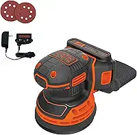 BLACK+DECKER Lixadeira orbital aleatória MAX* 20V, sem fio (BDCRO20C)