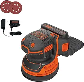 BLACK+DECKER Lixadeira orbital aleatória MAX* 20V, sem fio (BDCRO20C)