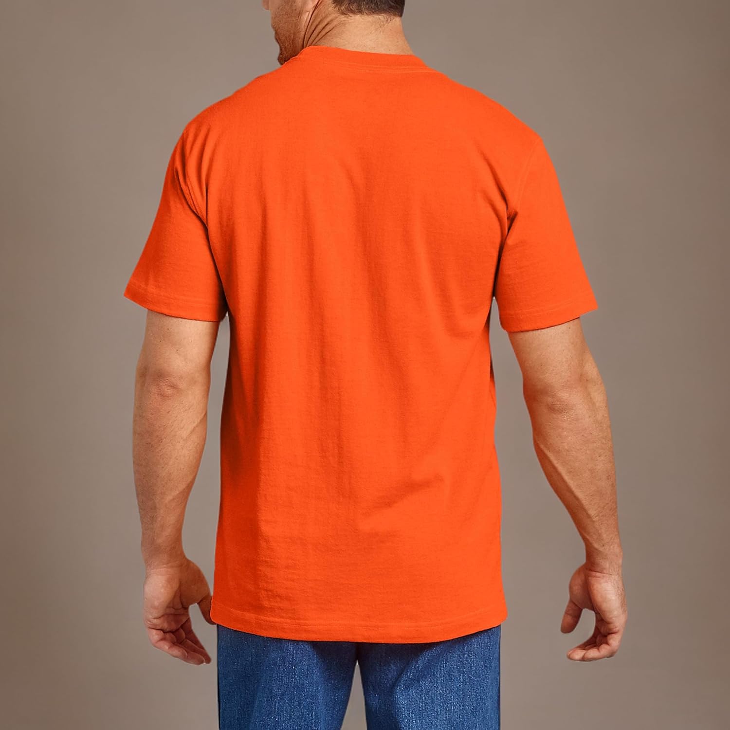 Dickies Men's Heavyweight Crew Neck Short Sleeve Tee - Picture 113 of 127