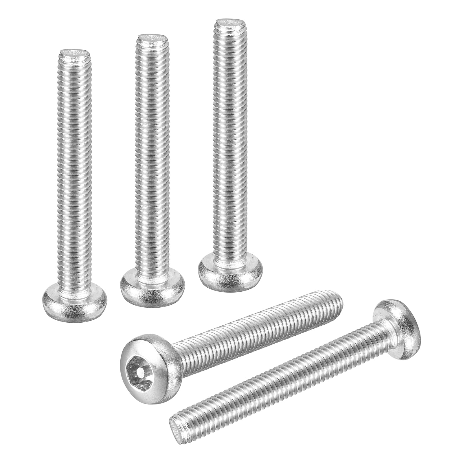 DTGN M5x40mm Pan Head Torx Security Screw, 30Pack, Good for Machinery