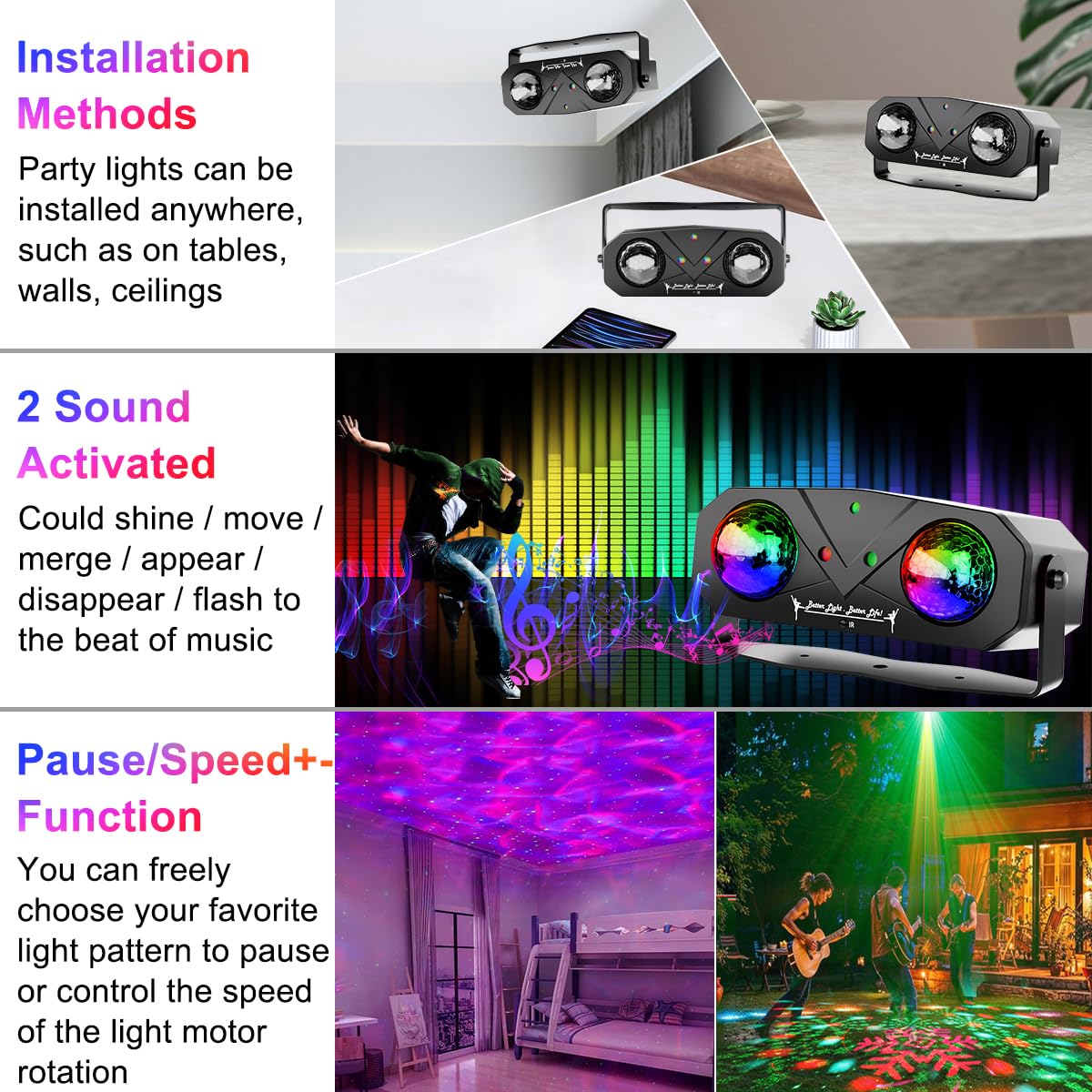 Amazon.co.jp: パーティーライトディスコライトdjライトダンススタンド