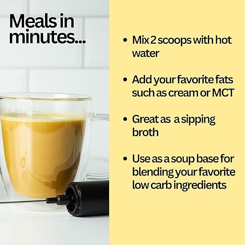 Miniatura 5 de Ketologie Caldo de Hueso Sopa de Colágeno Pollo Queso 14.82 oz