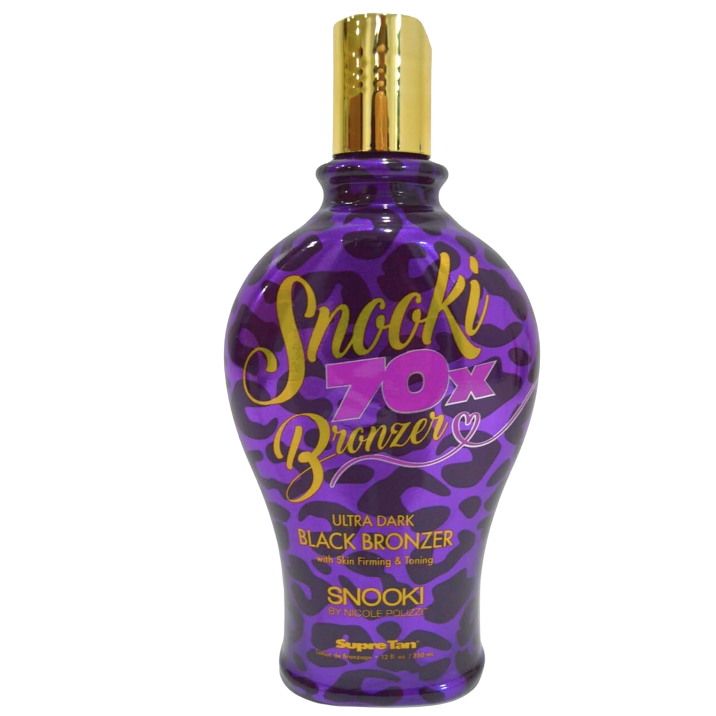 Supre Snooki Ultra Dark 70X Black Bronzer Tanning Lotion