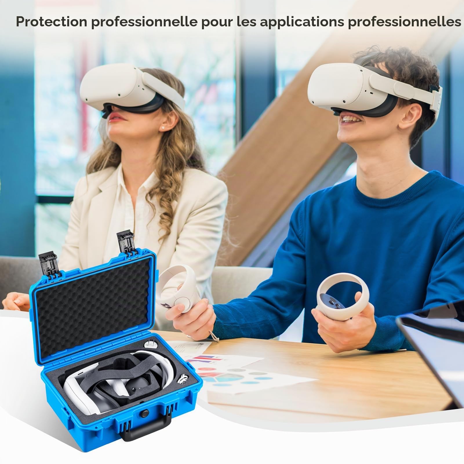 Lykus Titan OQ200 Étui Étanche pour Quest 3S/3 et Sangle Elite