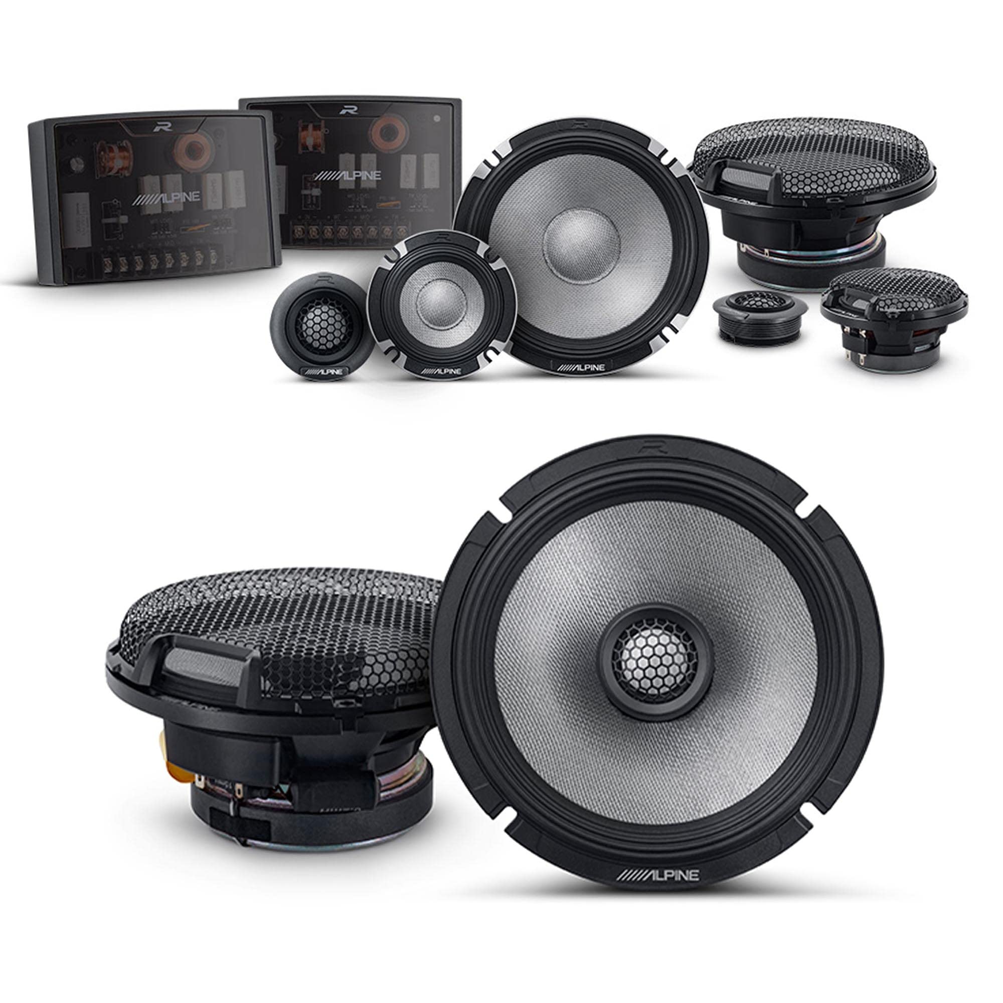 Amazon.co.jp: Alpine 6.5インチ R2 ハイレゾスピーカーセット - R2