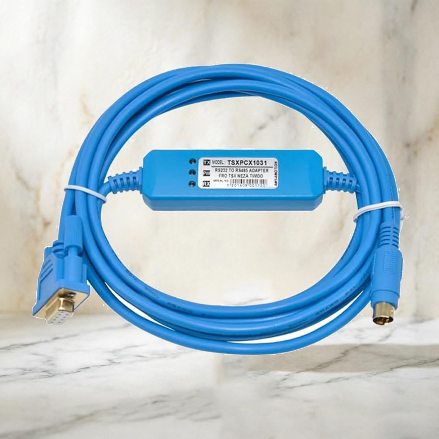 for TSXPCX1031 PLC Programming Cable Twido Series RS232 Serial Download Cable Gold-Plated Durable Blue : 3m