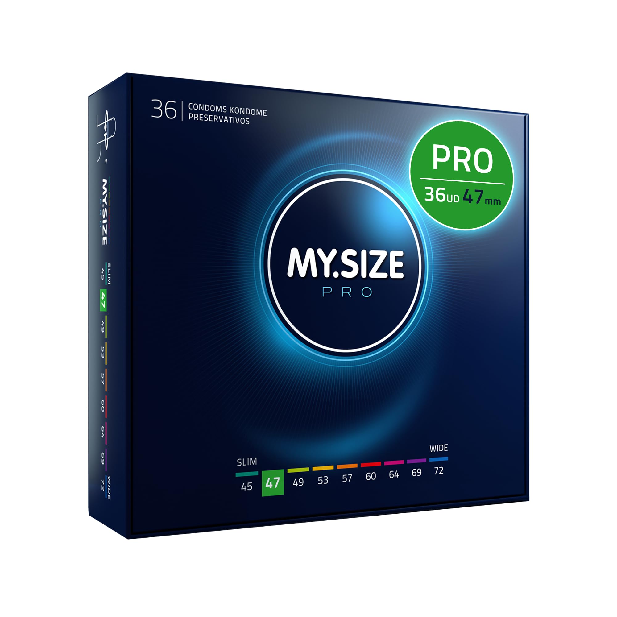 MY.SIZE PRO Condones ÉLITE, talla 5, 60 mm, XL, 10 piezas - Látex Vytex extra puro, fácil de abrir — view 33