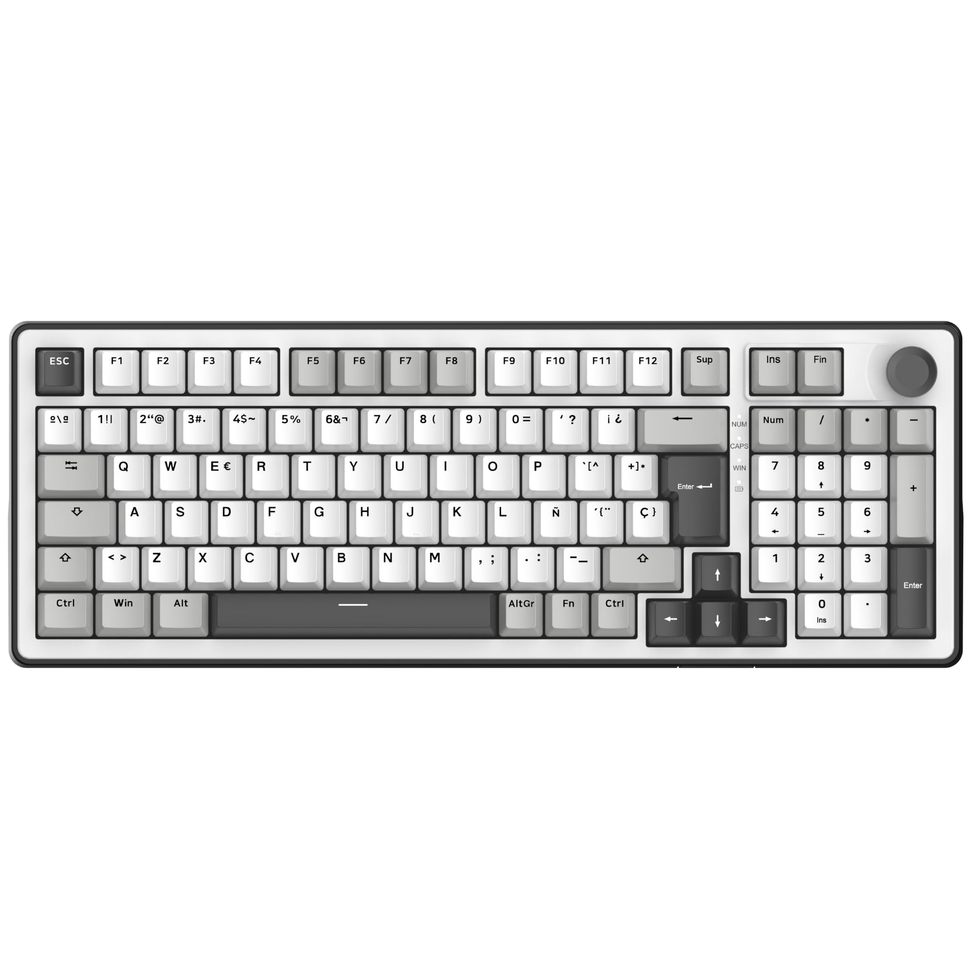 The G-Lab KEYZ Elite 400 WG Clavier Gaming sans Fil, QWERTY Ñ