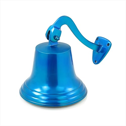 Miniatura 13 de Campana náutica de aluminio fundido de aluminio de latón cepillado antiguo de 7 pulgadas | Regalos de decoración de guardería | Nagina International