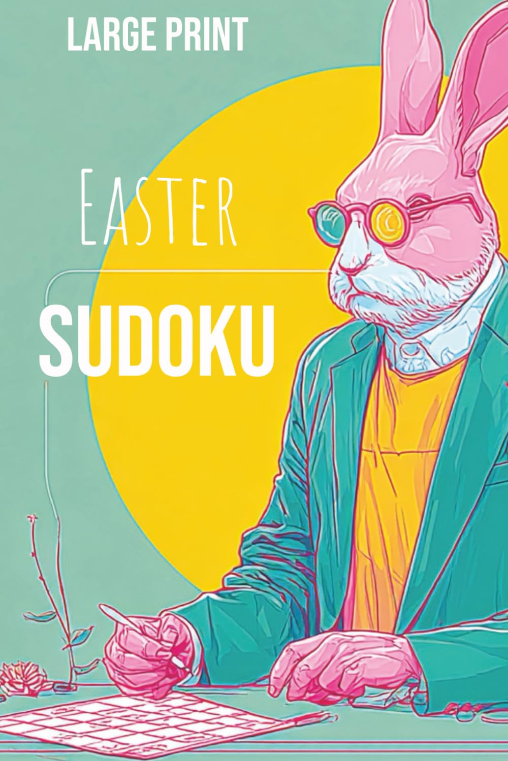 Easter Sudoku: Large Print | Sudoku puzzles for easter | 6x9 inches, 110 pages | 50+ Puzzles | Solutions included | Seniors, Adults, Teens |
