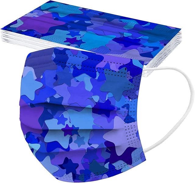 Uncle's shop 10-50PC Adult Disposable Mouth Scarf with Christmas Printing Design Disposable Face Scarf for Women Protective 3 Ply Breathable Safety Face_Covers Face Protection for Outdoor