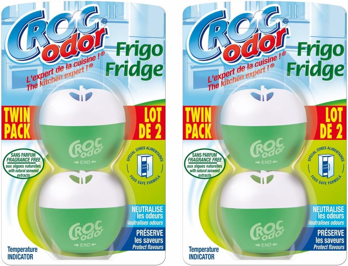 CROC'ODOR Coco Fridge Air Freshener - Random Colour -2 (2x33 g)
