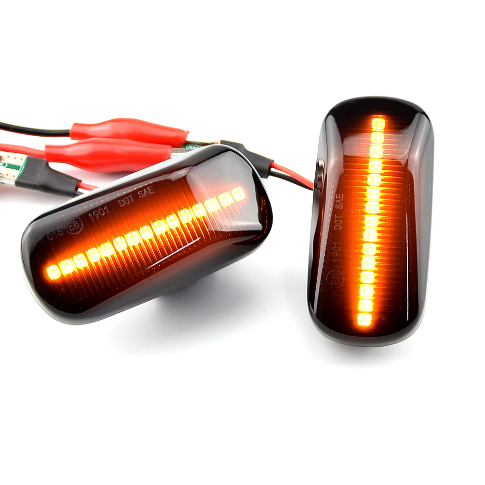 Amazon.com: QKLsudua 1 pair Front Fender Marker Lights Dynamic LED