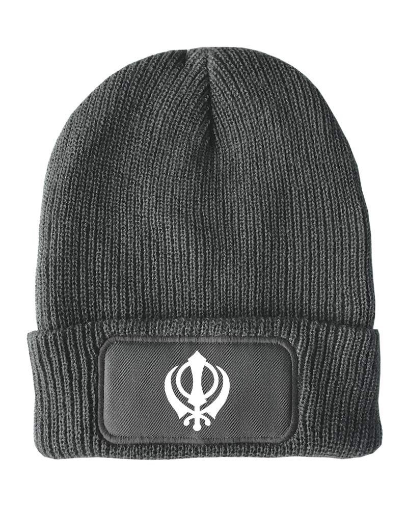 FatCuckooKhanda Sikh Symbol Unisex Winter Thinsulate Beanie Hat