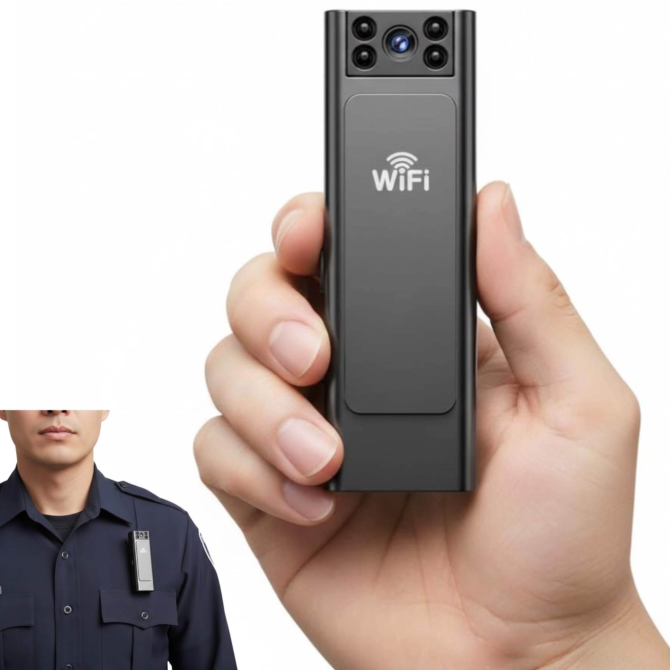 Drumstone 2026 Latest Model 1080P HD Portable Body Camera – Night View, Waterproof Action Camera with Long-Lasting Battery and Rotating Rear Clip, Ideal with 5+5 Year Extended Warranty-picture-12
