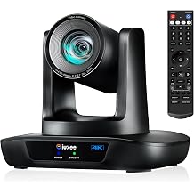 PTZ Camera 20x Optical Zoom USB 3.0 HDMI Conference Camera 1080P 60FPS Wide Angle PTZ Camera for Church Video Conference Worship Service Live Streaming Education Webex Zoom Teams OBS