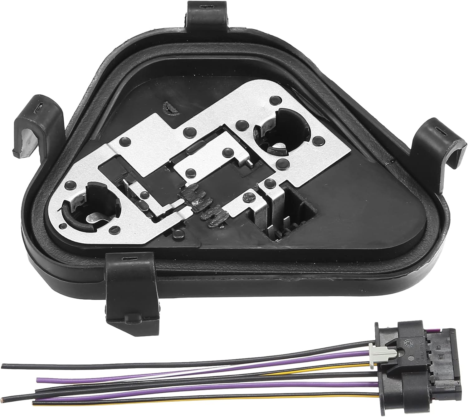 X AUTOHAUX 1 Set Rear Left Tail Light Lamp Rear Panel Bulb Socket W/Plug for BMW 320i 328d 328i 335i 328d xDrive Sedan 63-21-7-313-043 4 Pin Plug Rear Driver Taillight Bulb Holder Assembly