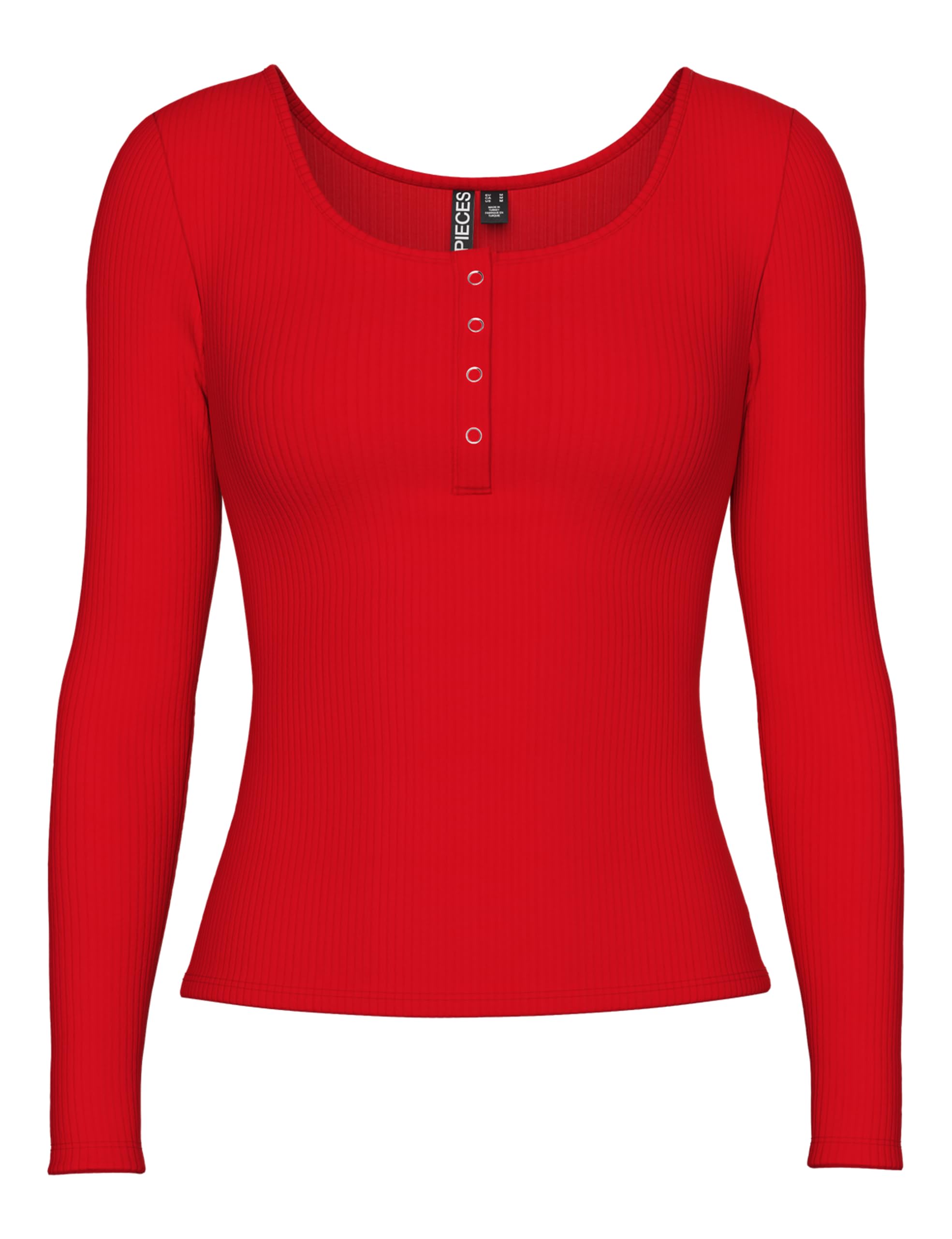 PIECES Pckitte LS Top JRS Noos Bc, Goji Berry, S