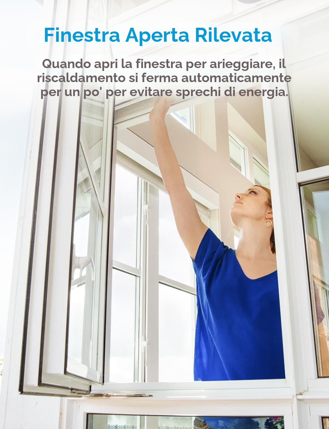 Meross Termostato intelligente per radiatore con hub, termostato per riscaldamento Wi-Fi, compatibile con HomeKit, Alexa e Google Assistant, controllo vocale, programmazione, rilevamento apertura