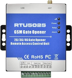 RTU5025 Remote Door Opener Remote Operator Garage Door Access Controller Features Auto Arming Function (US Plug)