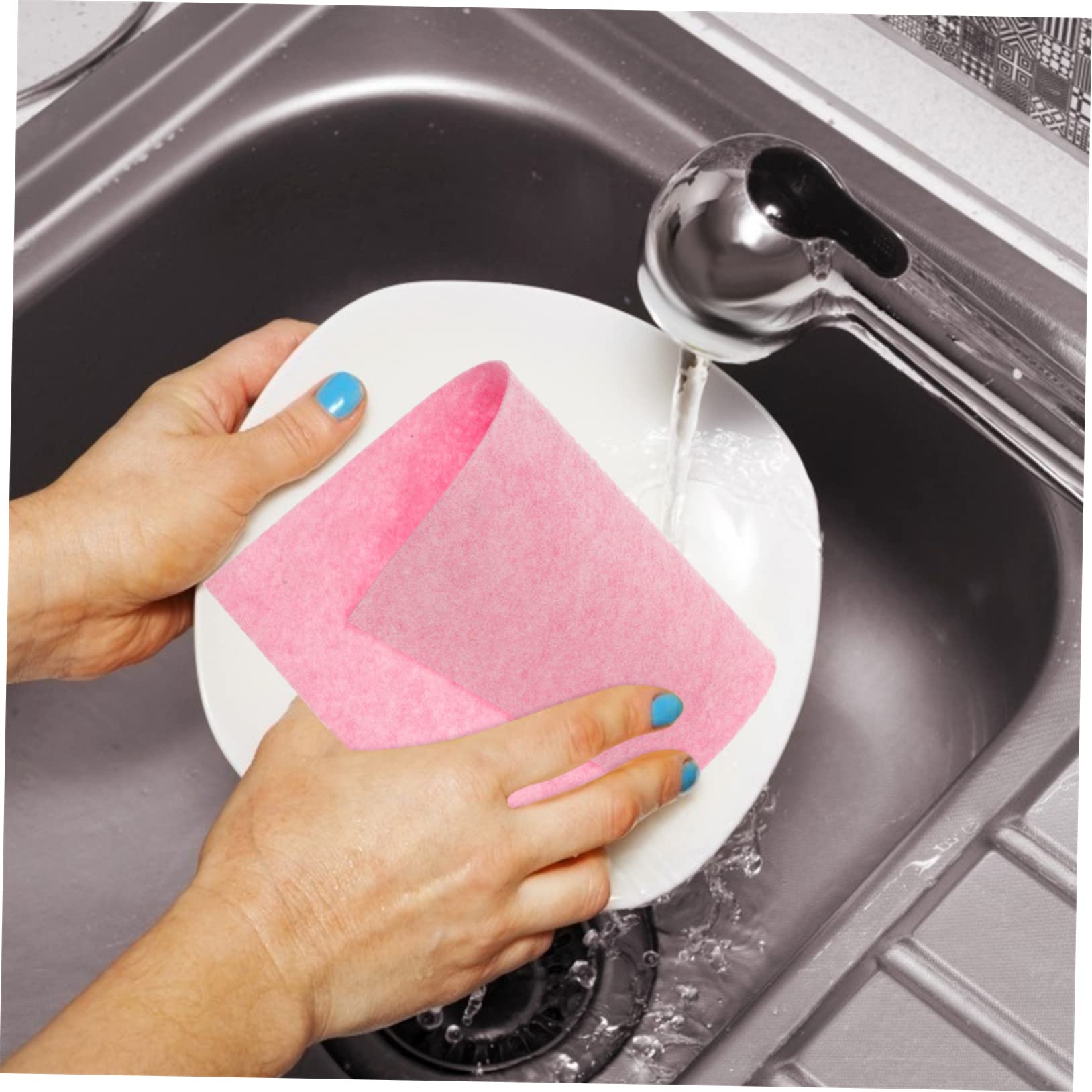 15 paños de Cocina for Lavar Platos, toallitas de Cocina, Trapos de Limpieza, no Tejidos, absorbentes.