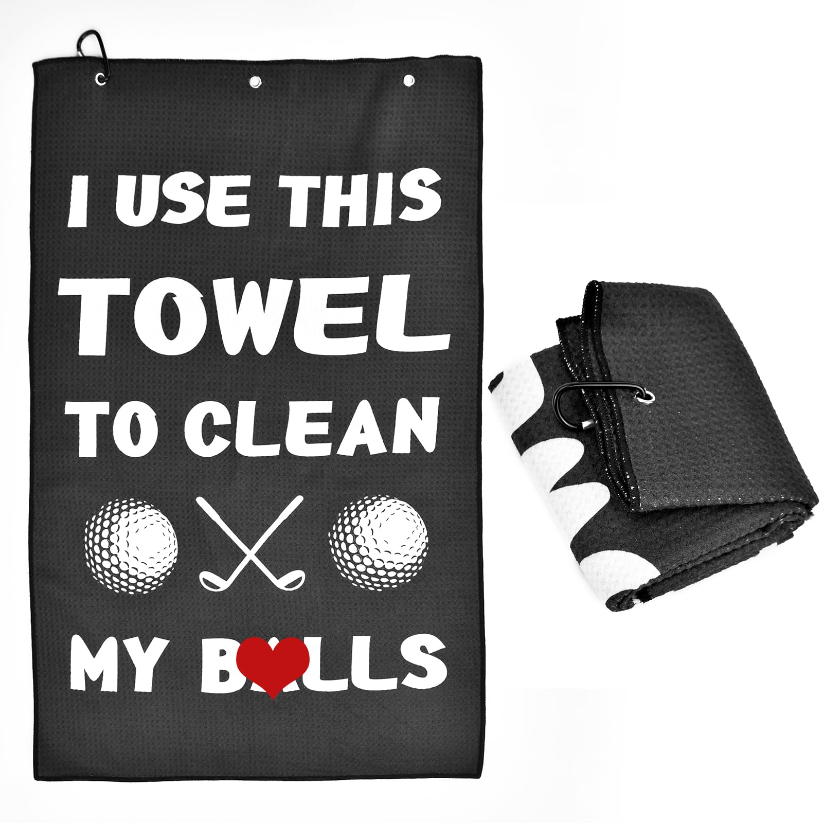 Golf Accessories for Men, Golf Gifts for Men, Stocking Stuffers for Men Adults Women, White Elephant Gifts for Golf Fan, Funny Golf Towel Gifts for Christmas Birthday Valentines Day